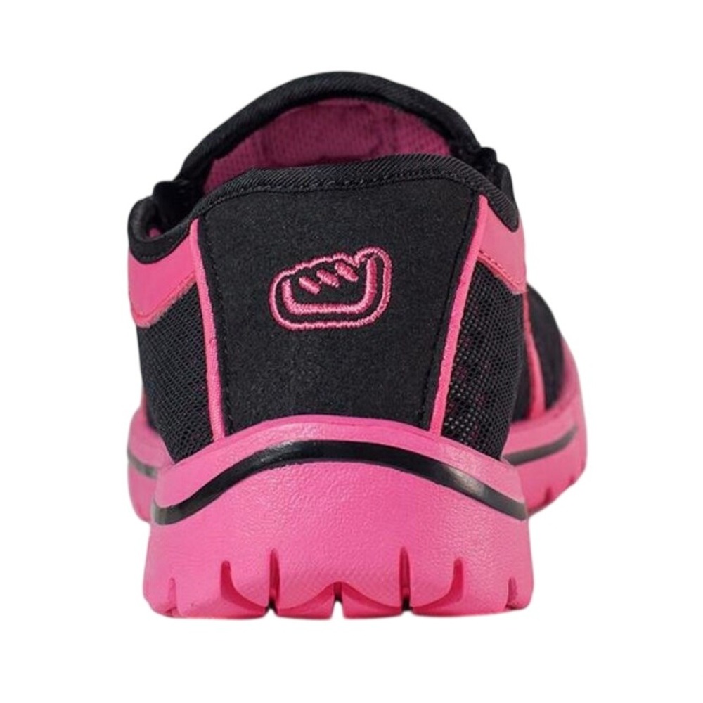 Skuze Venice Women 6 Black Rose Pink Mesh Slip On Lightweight Walking Shoes - Picture 3 of 4
